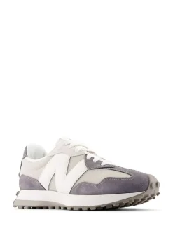 New Balance Light Grey Mens 327 Trainers