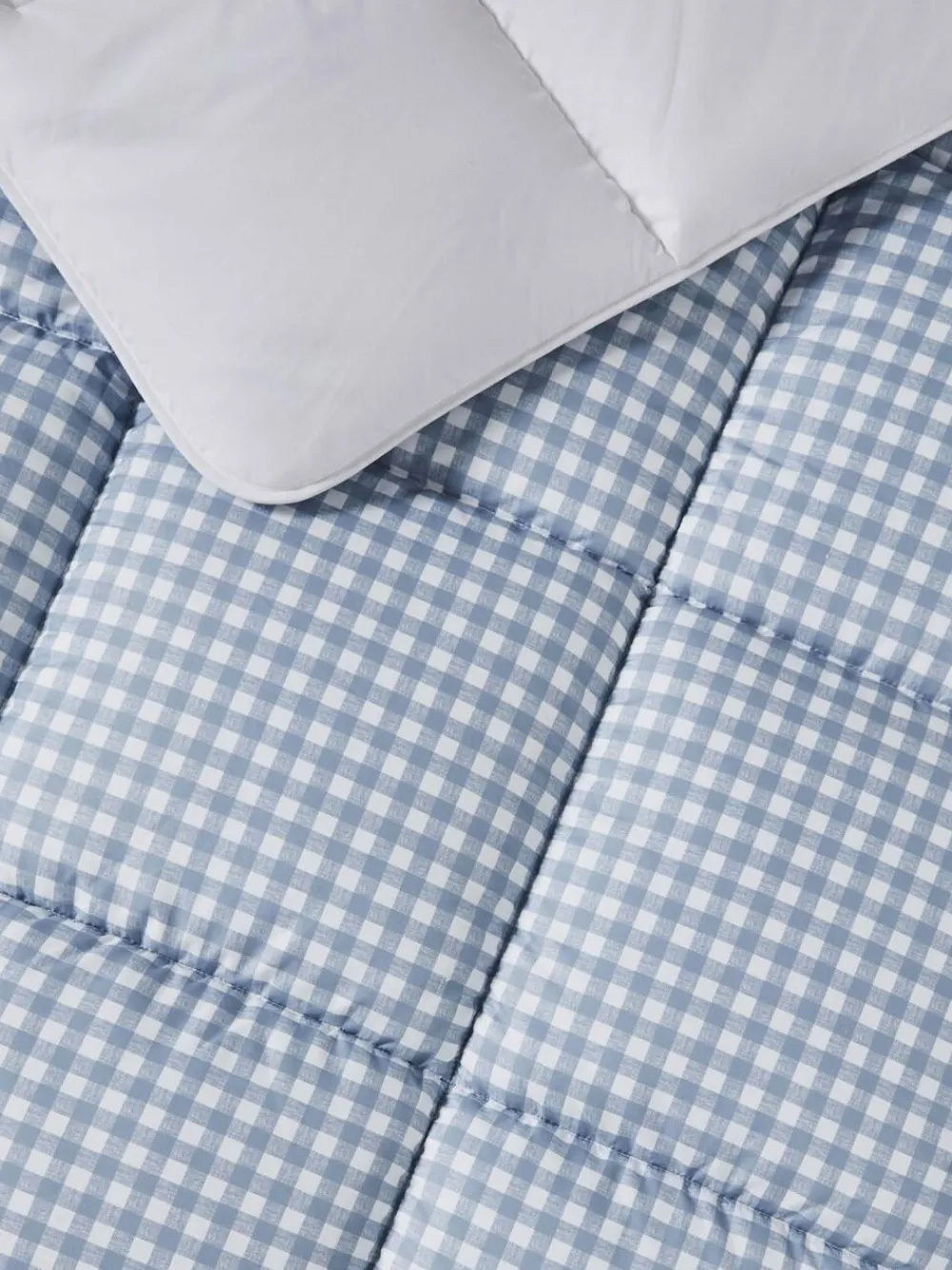 Night Lark Gingham 4.5 Tog Coverless Duvet Set^ Duvets & Pillows|Comforters & Pillows