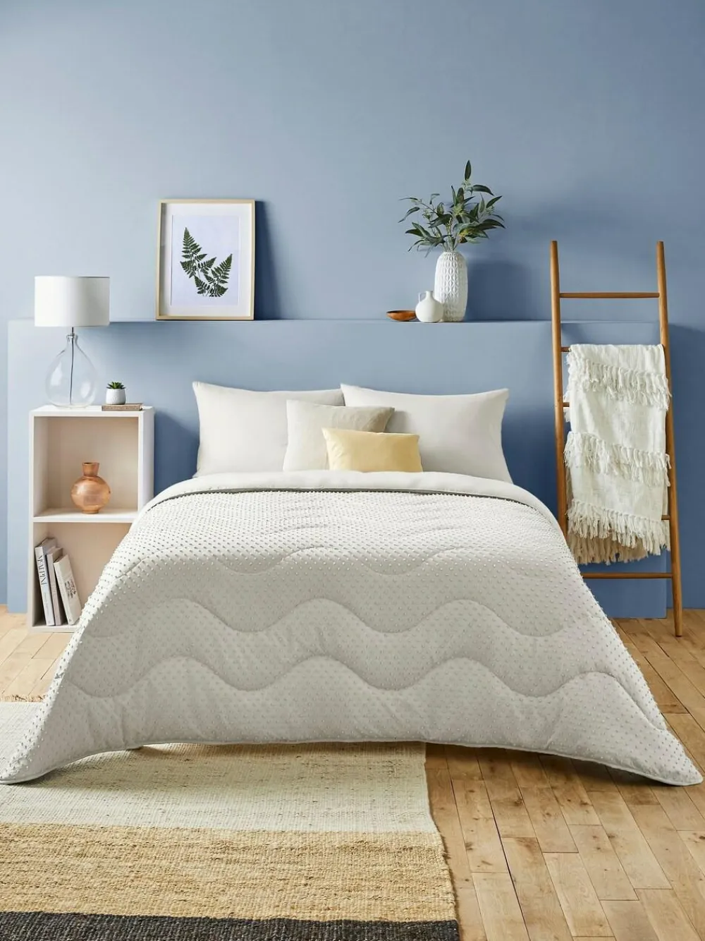 Night Lark Tufted Dot Coverless 10.5 Tog Duvet and Pillowcase Set^ Duvets & Pillows|Comforters & Pillows