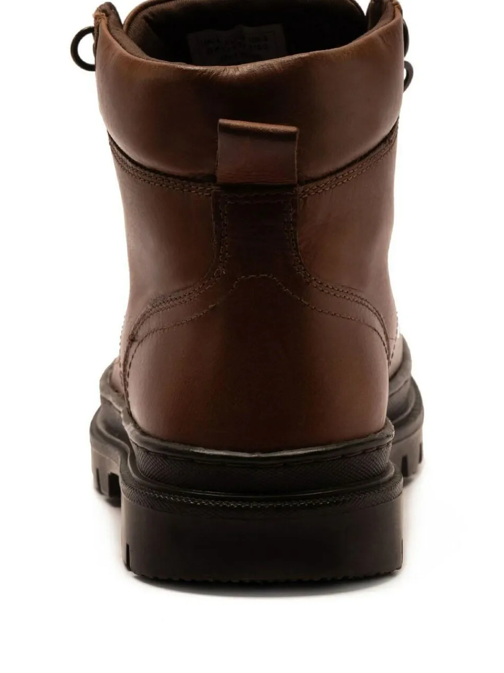 Hot Off The Hook Jones Leather Lace Up Casual Ankle Boots Brown