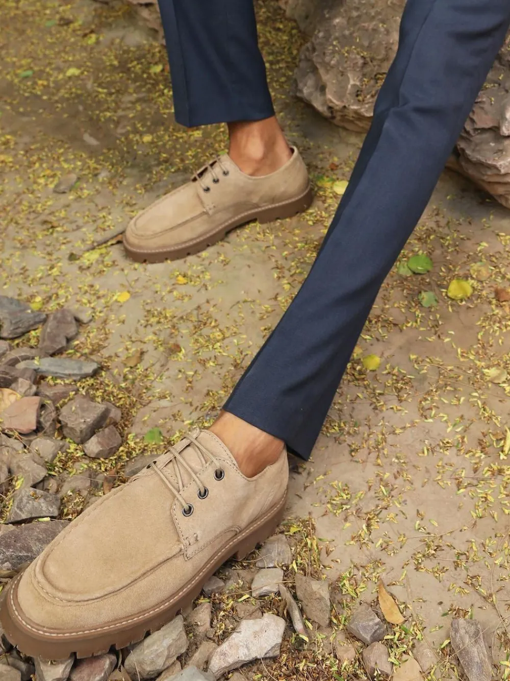 Off The Hook Harvey Suede Leather Casual Lace-Up Boat Shoes^ Shoes