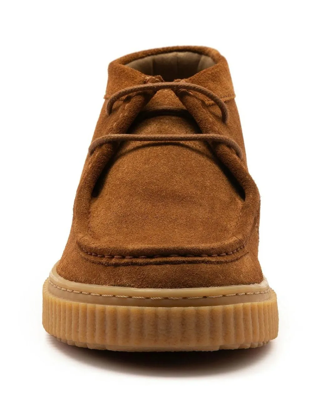 Clearance Off The Hook Bolan Suede Leather Lace Up Casual Ankle Boots Tan