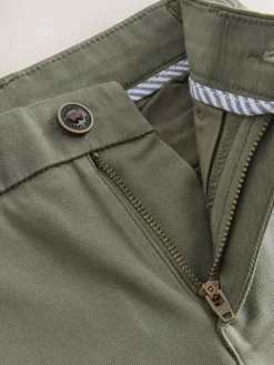 Discount Next Olive Green Skinny Fit Stretch Chino Trousers (3-17yrs)