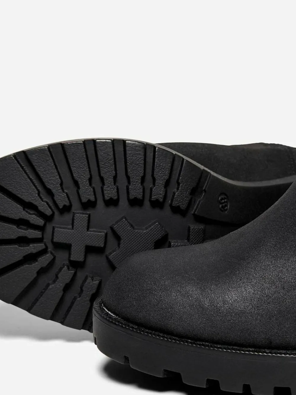 Hot ONLY Block Heel Chelsea Boots Black