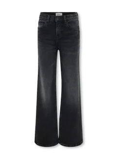 ONLY KIDS Wide Leg Denim Jeans With Stretch