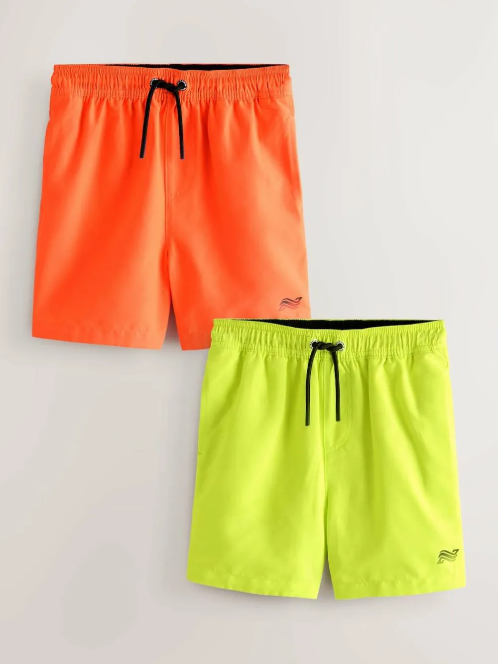 Discount Next Swim Shorts 2 Pack (1.5-16yrs) Orange and Yellow
