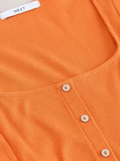 Next Short Sleeve Jersey Button Through Maxi Dress^Women Maxi Dresses
