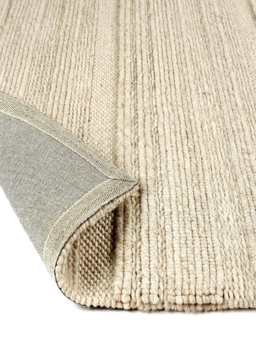 Origin Rugs Cream Chunky Knit Runner