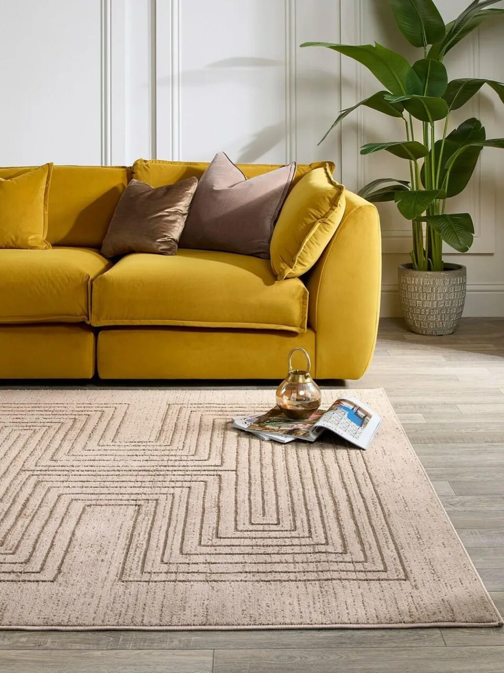 New Origin Rugs Natural Calacatta Lines Rug