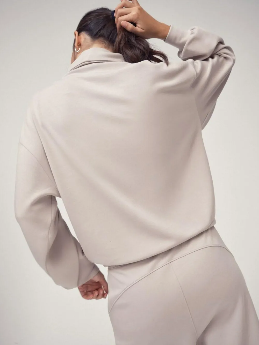 Hot OSIA 1/4 Zip Modal Sweat Top Neutral