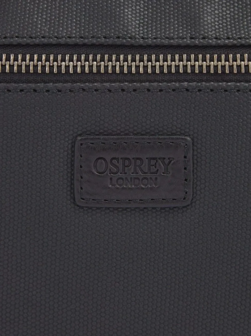 Online Osprey London Grantham Waxed Canvas & Leather Bumbag Black