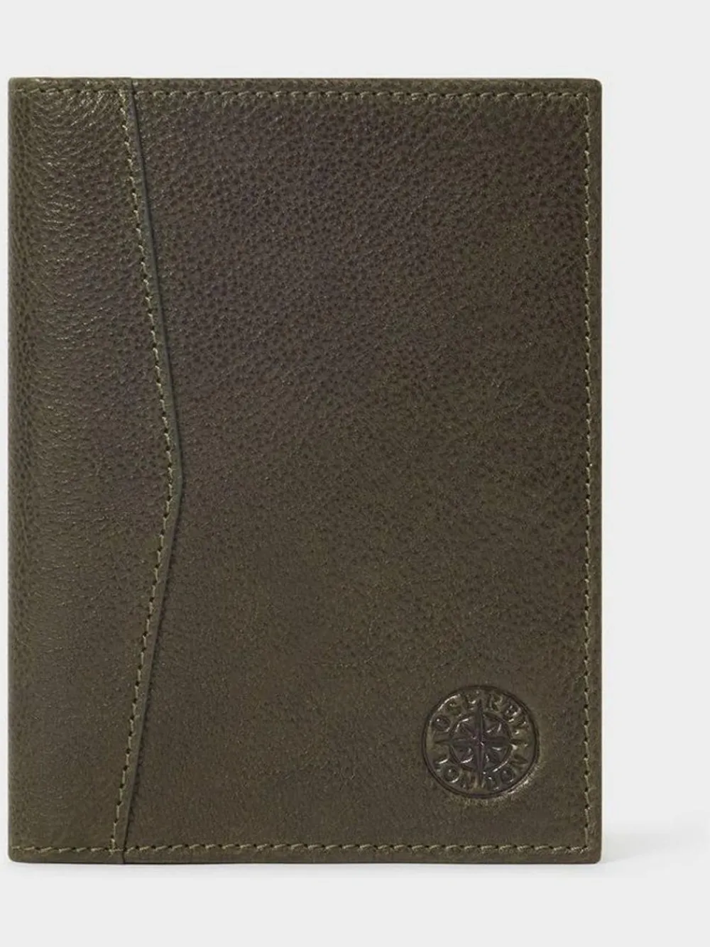 Osprey London The Compass Leather Passport Holder Green