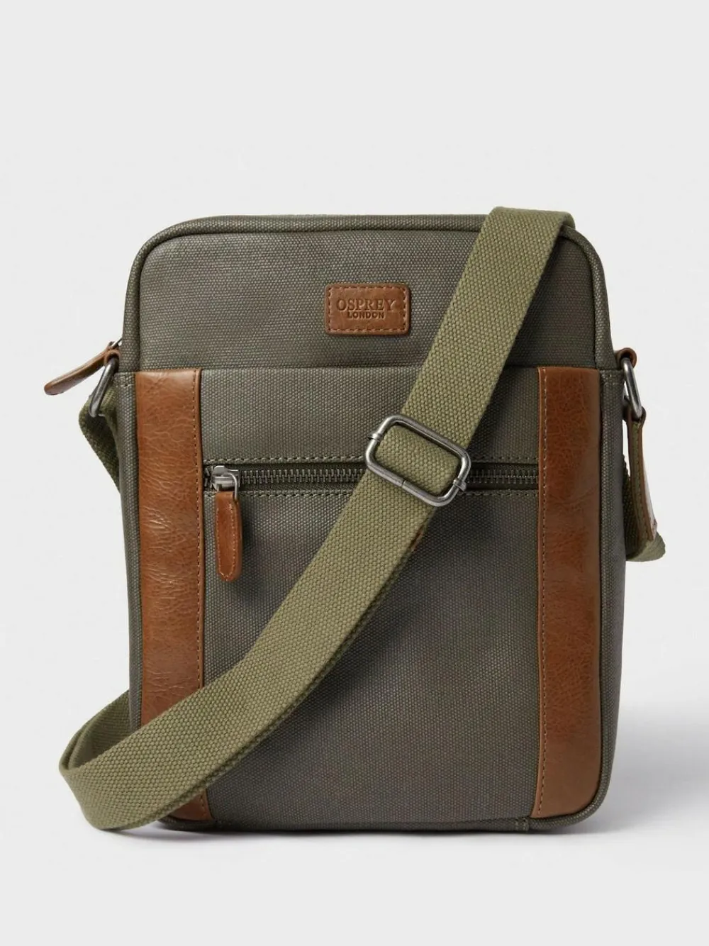 Osprey London The Small Grantham Waxed Canvas And Leather Messenger Bag^ Bags