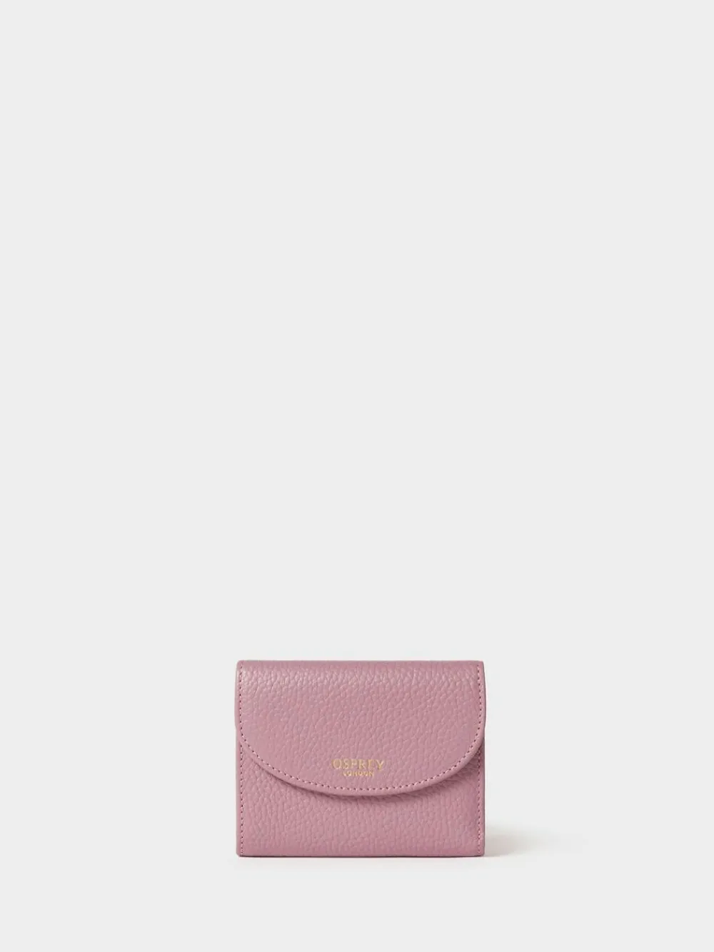 New Osprey London The Core Small Leather Matinee Purse Purple