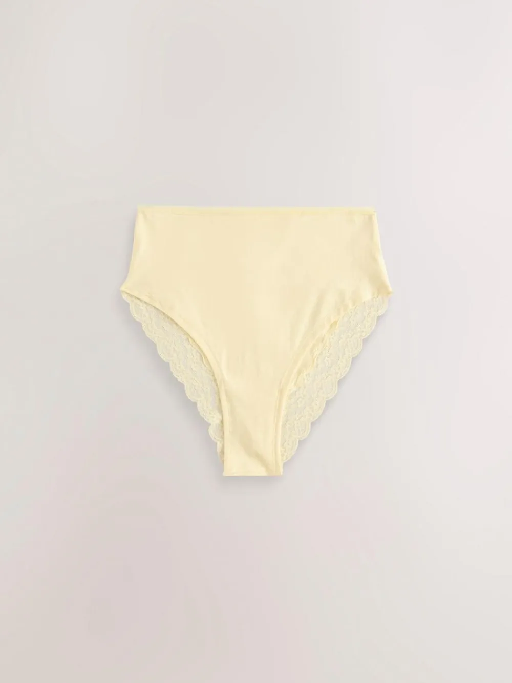 Next Paisley High Rise High Leg Cotton Lace Knickers 4 Pack^Women Panties