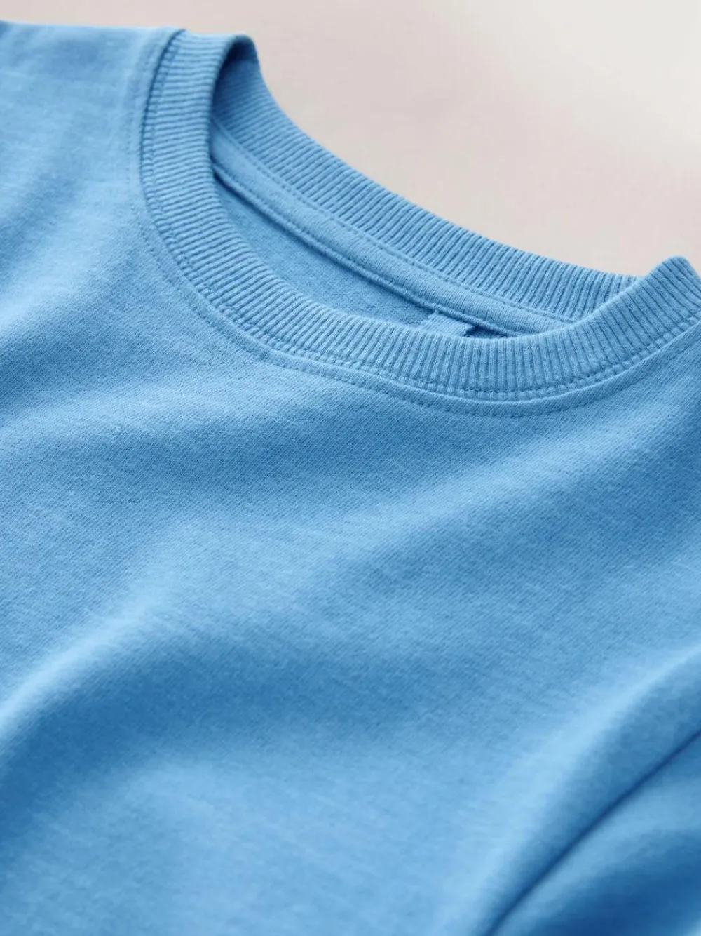 Next Pale Blue Regular Fit Long Sleeve Cosy T-Shirt (3-16yrs)^BOY Tops|T-Shirts