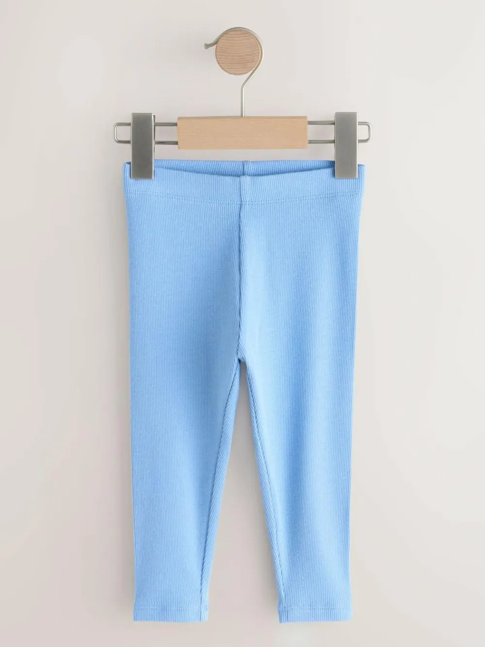 Next Pastel Rainbow Ribbed Leggings 5 Pack (3mths-7yrs)^ Baby Girls|Pants & Leggings