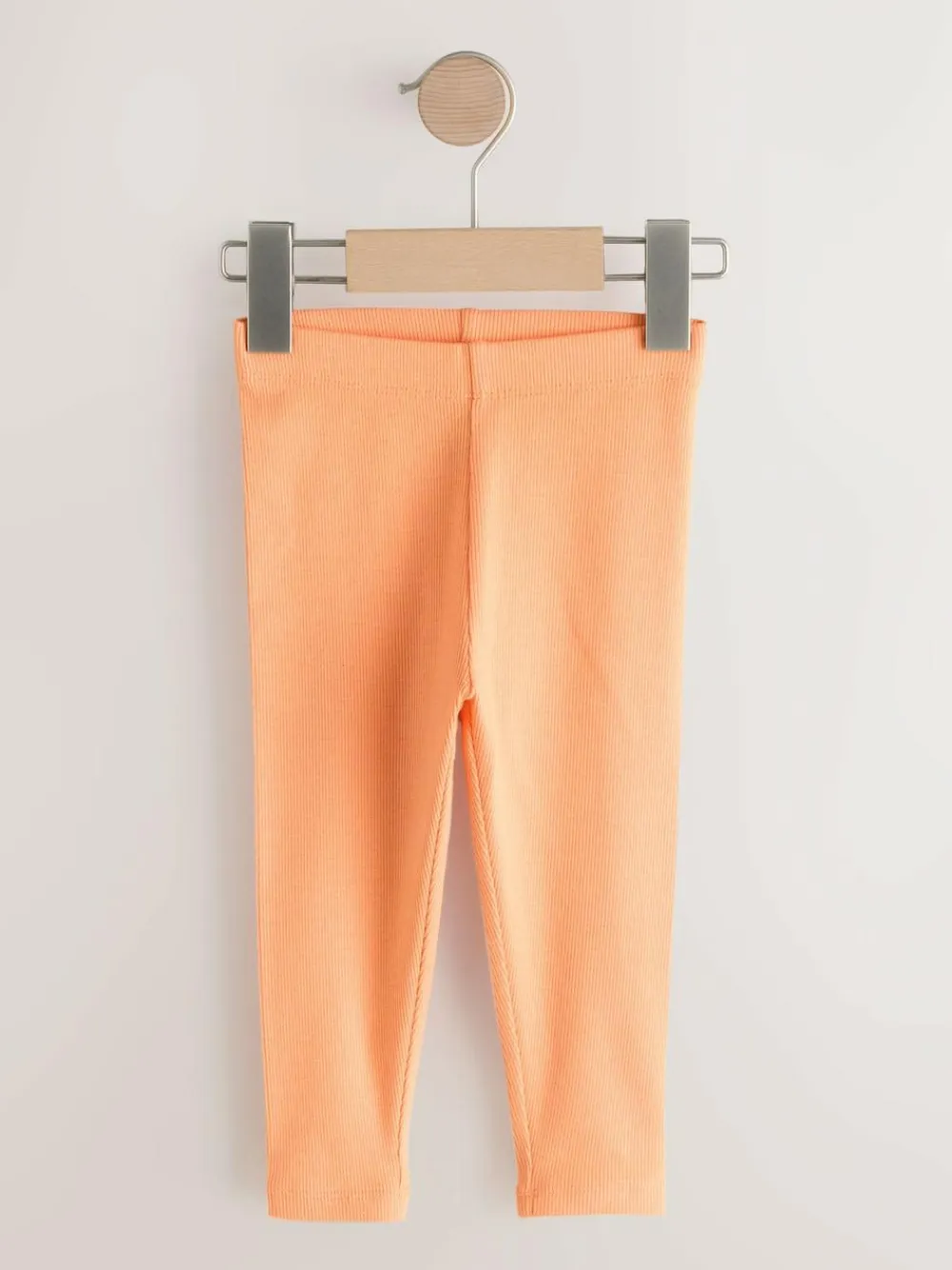 Next Pastel Rainbow Ribbed Leggings 5 Pack (3mths-7yrs)^ Baby Girls|Pants & Leggings