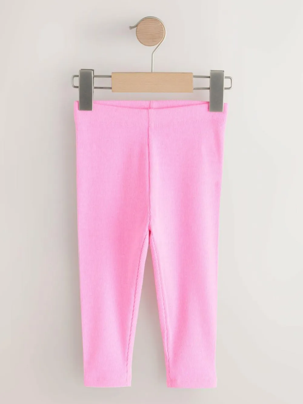 Next Pastel Rainbow Ribbed Leggings 5 Pack (3mths-7yrs)^ Baby Girls|Pants & Leggings