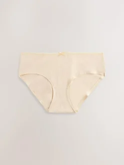 Next Pastel Rose Nude Boyshort Cotton Rich Knickers 5 Pack^Women Panties