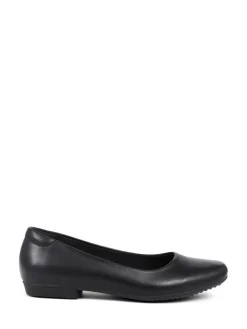 Pavers Black Pointed Toe Ballet Black Flats^Women Flats