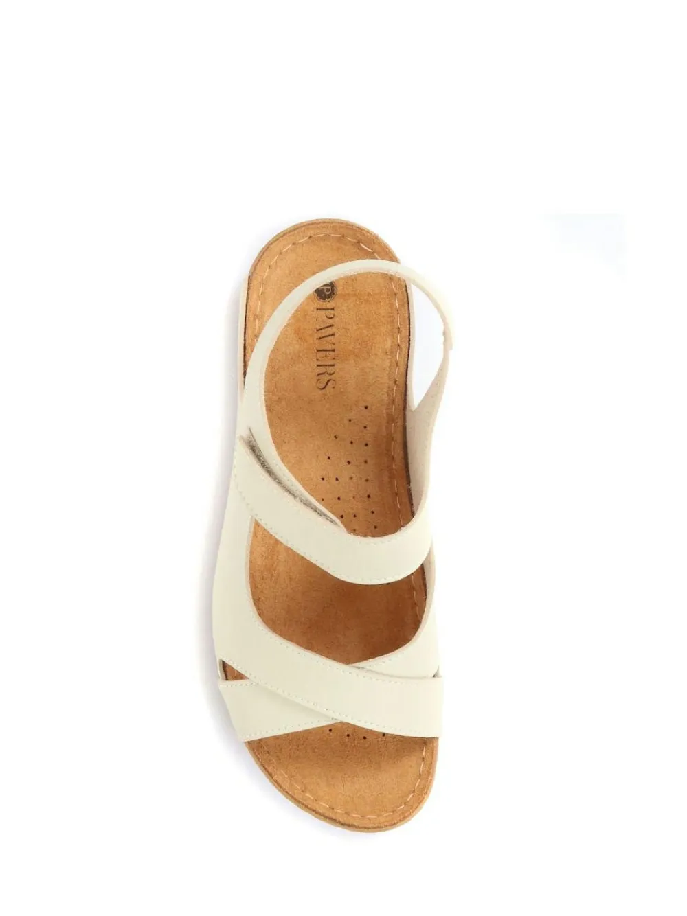 Pavers Ladies Touch Fasten Sandals^Women Flats