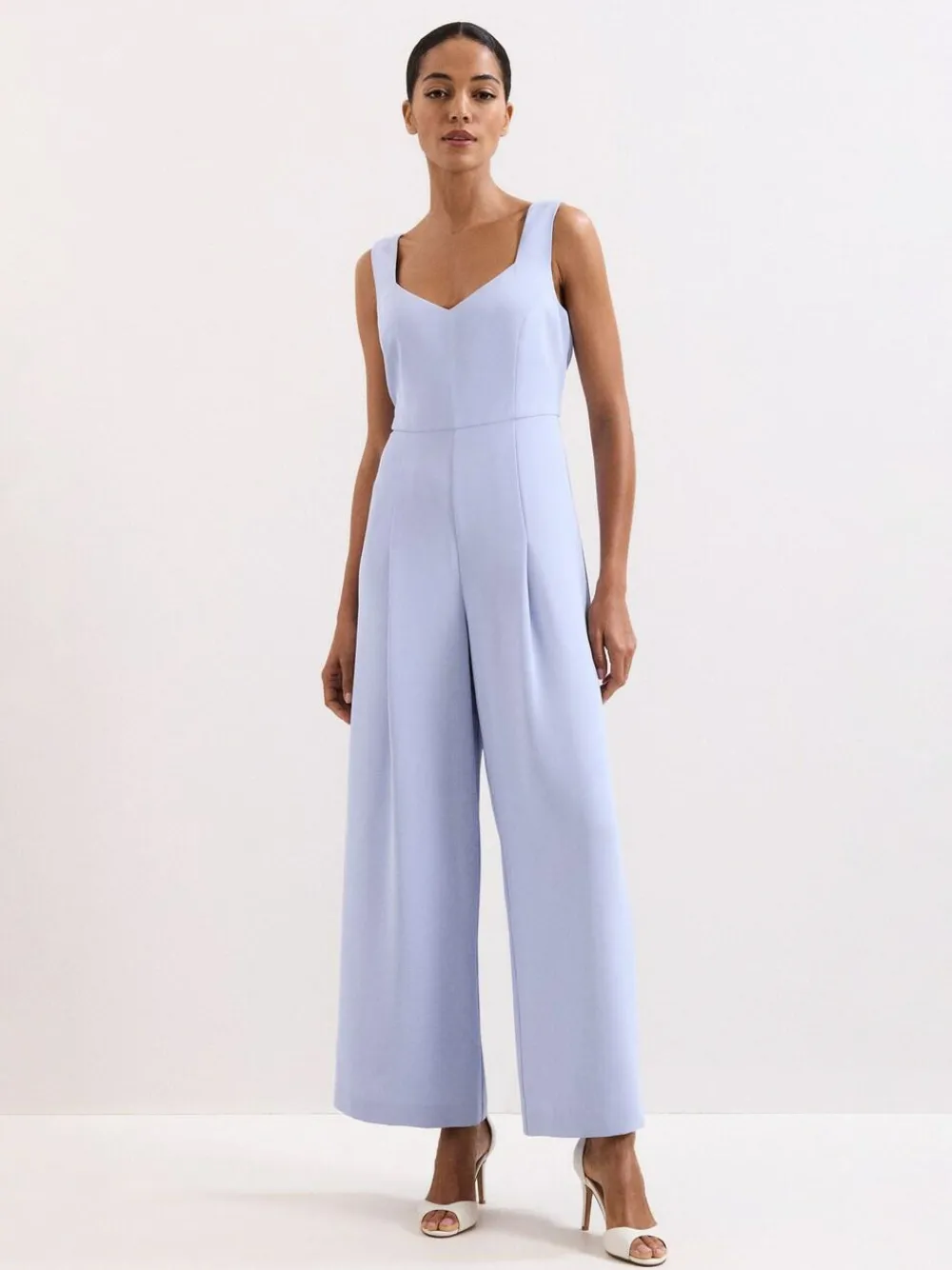 Clearance Phase Eight Blue Petite Winona Lace Jumpsuit