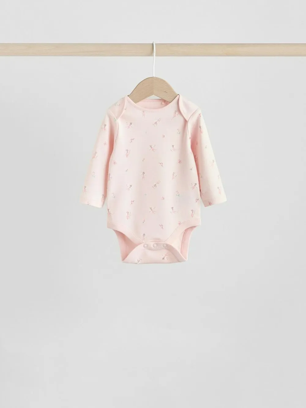 Sale Next Pink 7 Pack Long Sleeve Baby Bodysuit