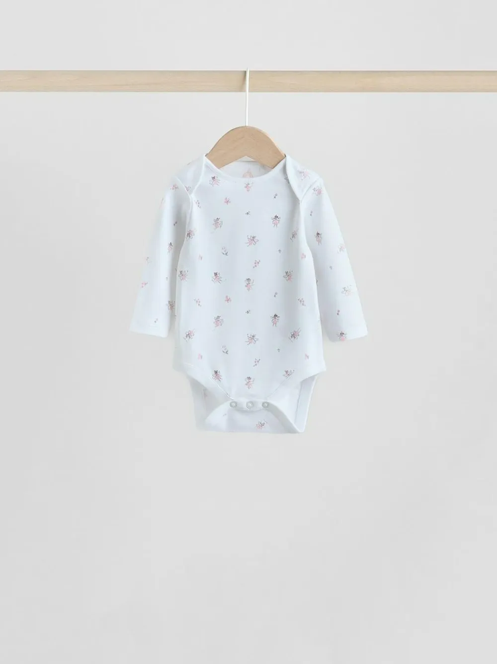 Sale Next Pink 7 Pack Long Sleeve Baby Bodysuit