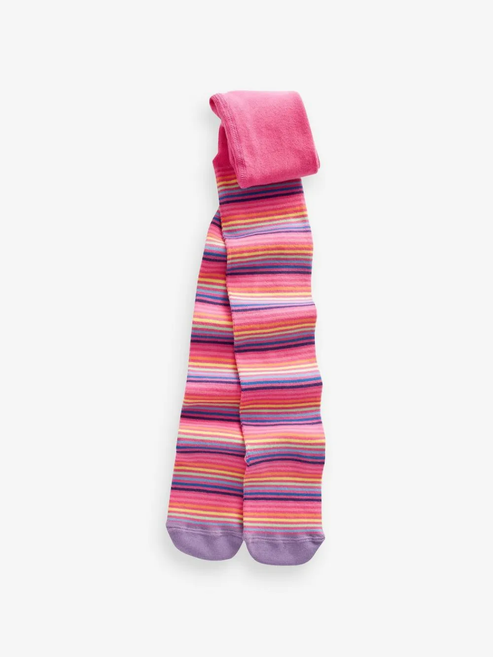 Next Pink and Navy 3 Pack Cotton Rich Unicorn Tights^ Baby Girls|Socks & Tights