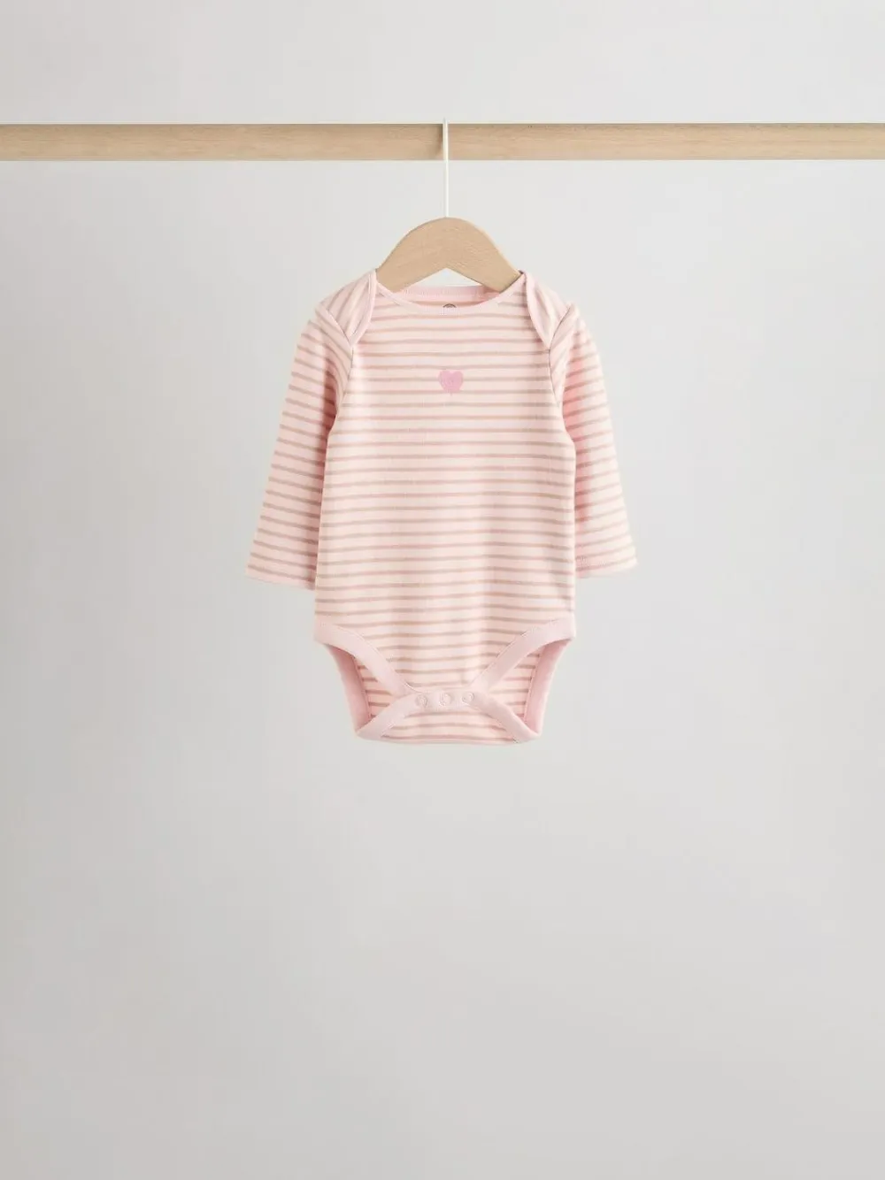 Outlet Next Pink Baby Long Sleeve Bodysuits 5 Pack