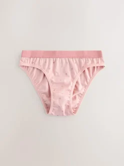 Best Next Bikini Briefs 5 Pack (1.5-16yrs) Pink