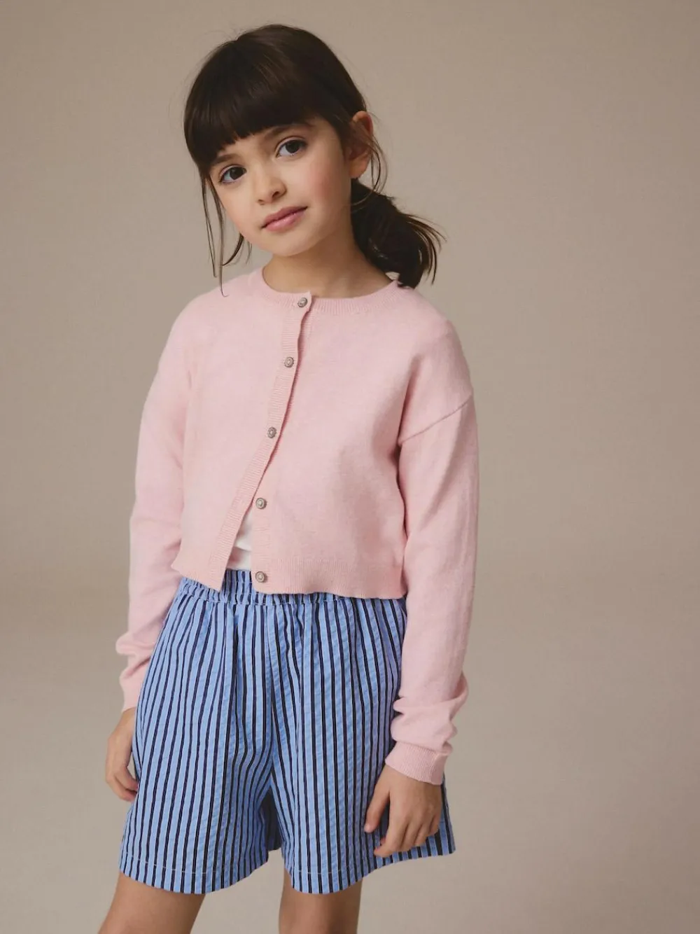 Sale Next Button Up Cardigan 3yrs-16yrs (3mths-16yrs) Pink