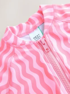 Next Pink Cherry Wave Sunsafe Swimsuit (3mths-10yrs)^ Swimwear|Swimwear