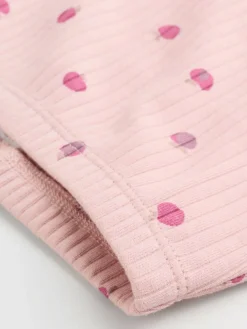 Next Pink/ Cream/ Brown Print Long Sleeve Top And Leggings Set 6 Piece (0mths-3yrs)^ Newborn Clothing|Baby Girls