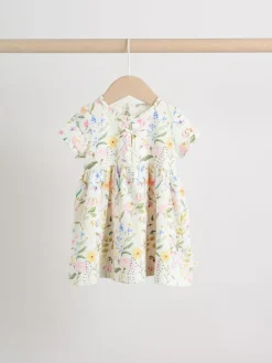 New Next Baby Short Sleeve Dress 2 Pack (0mths-3yrs) Pink Fairy