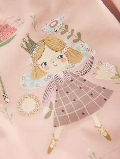 Next Pink Fairy Long Sleeve Embellished Dress (3mths-7yrs)^ Dresses|Occasionwear