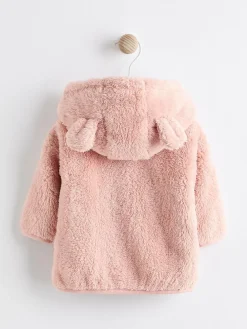 Next Fleece Baby Hooded Jacket (0mths-2yrs)^ Baby Winter Clothing|Coats, Jackets & Pramsuits