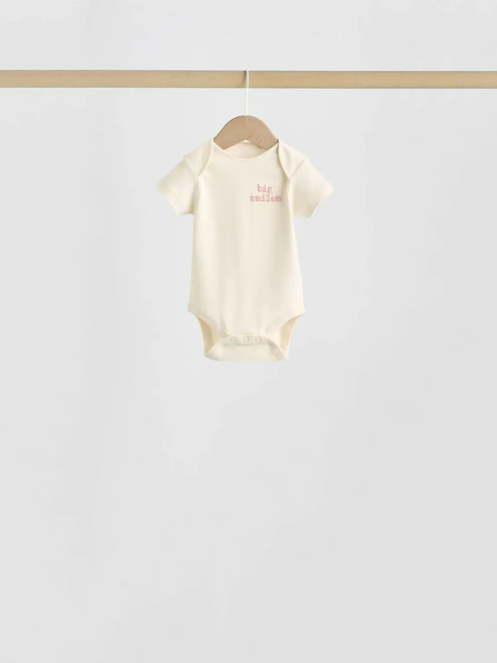 Next Pink Heart Baby Short Sleeve Bodysuits 5 Pack^ Baby Girls|Baby Girls