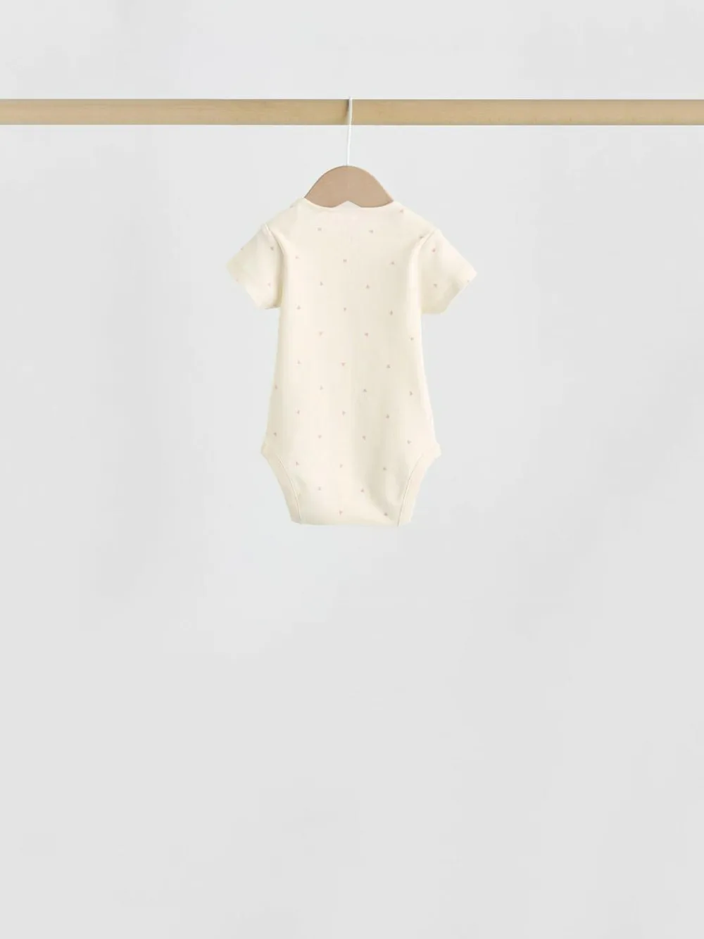 Next Pink Heart Baby Short Sleeve Bodysuits 5 Pack^ Baby Girls|Baby Girls