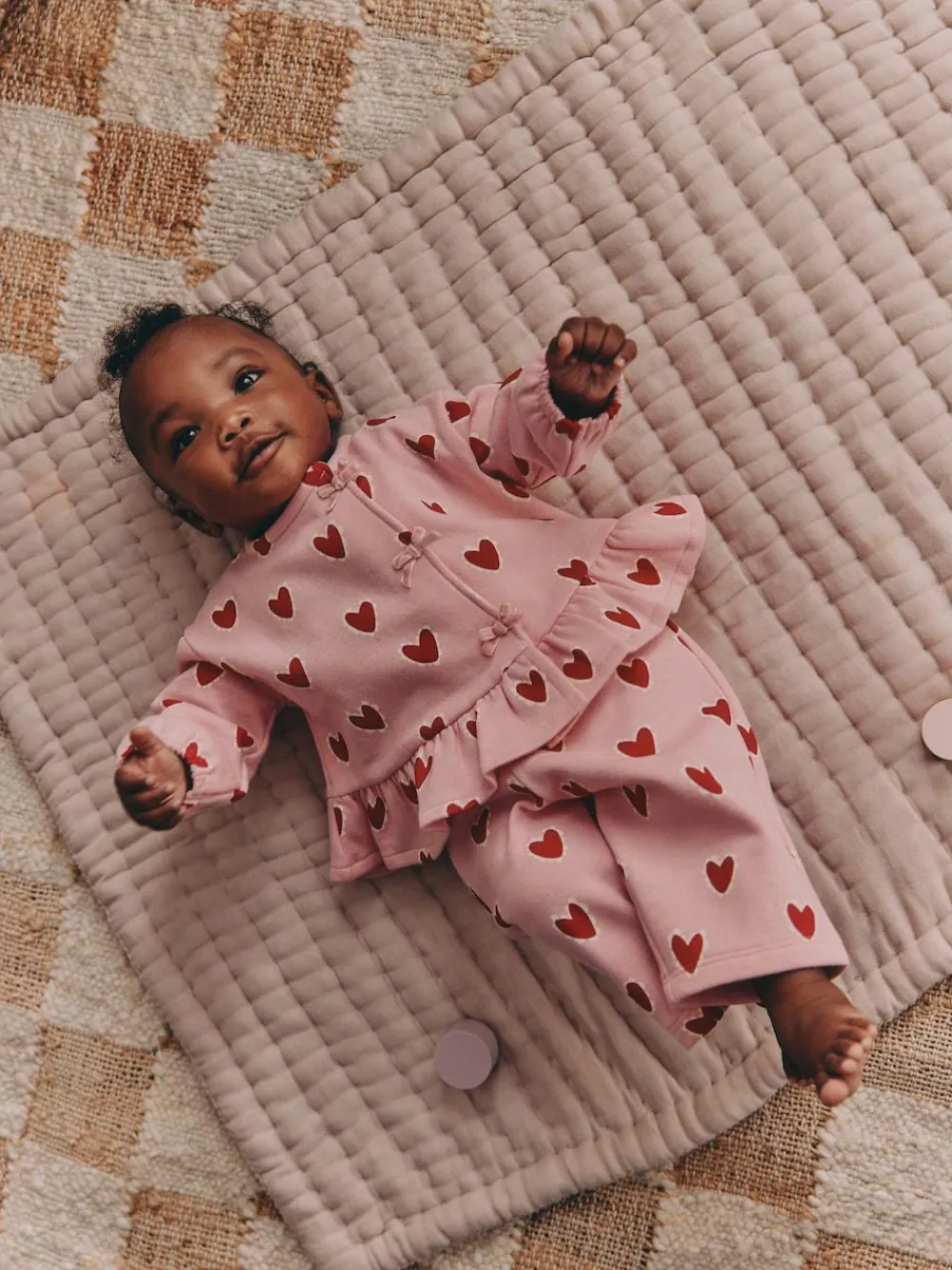 Next Pink Heart Top & Leggings Set 2 Piece (0mths-2yrs)^ Tops|Sets & Coords