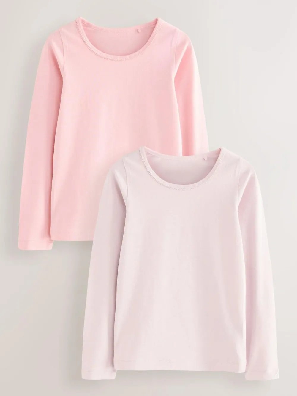 Online Next Long Sleeve Vests 2 Pack (1.5-12yrs) Pink