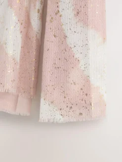 Next Pink Marble Foil Lightweight Scarf^Women Hats, Gloves & Scarves|Hats, Gloves & Scarves