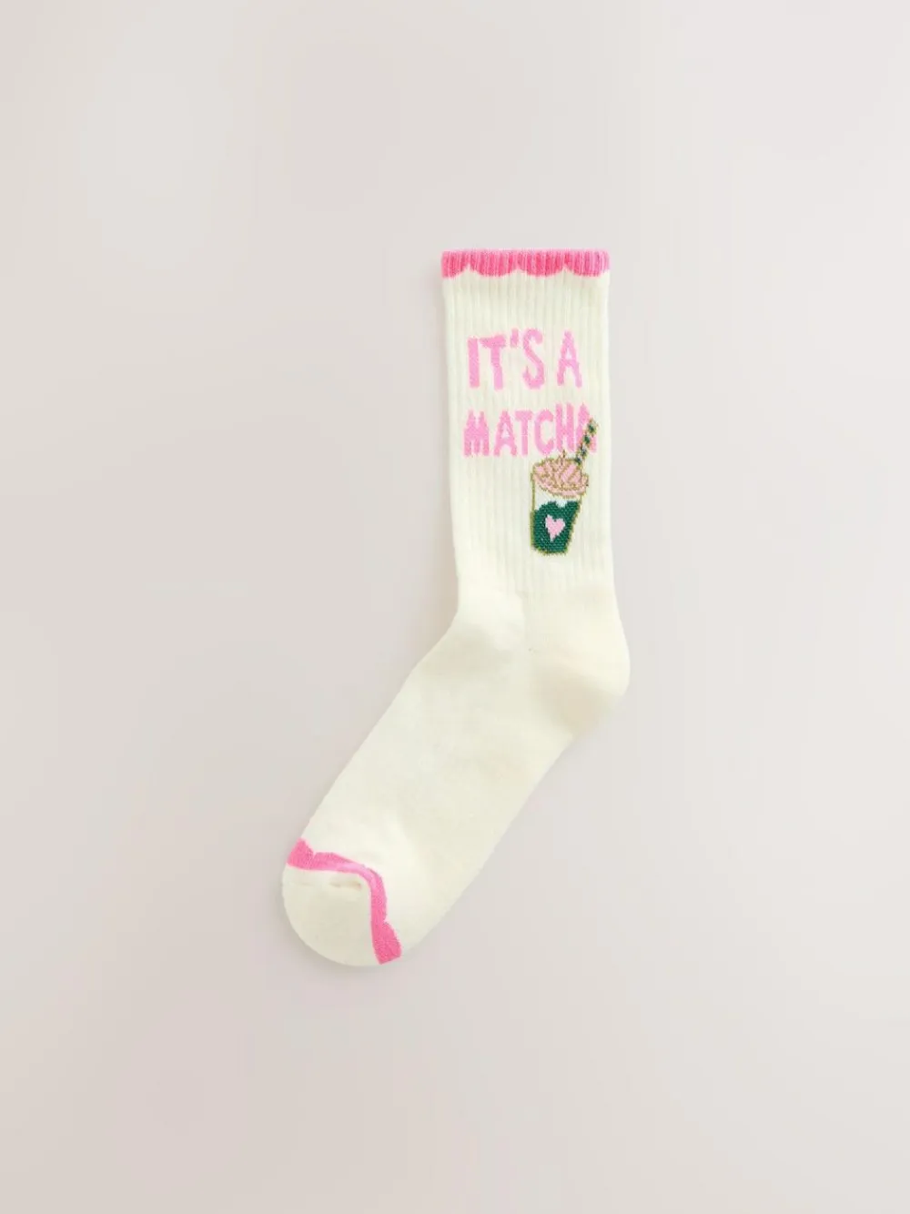 Next Pink Matcha Cushion Sole Sports Ankle Socks 3 Pack^Women Socks & Tights|Sportswear