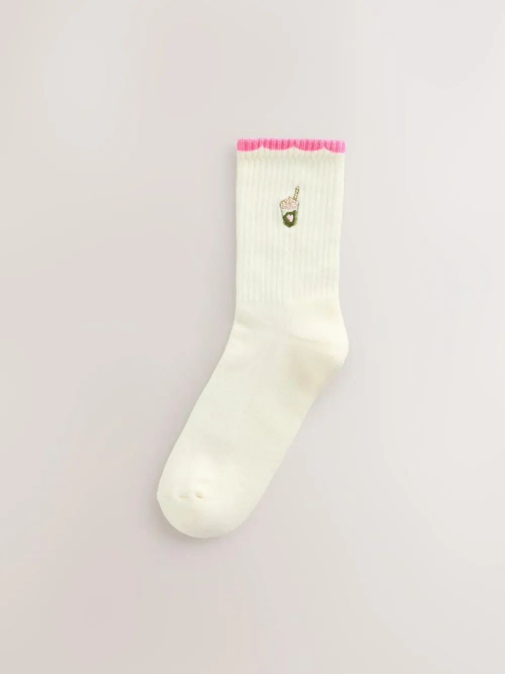 Next Pink Matcha Cushion Sole Sports Ankle Socks 3 Pack^Women Socks & Tights|Sportswear