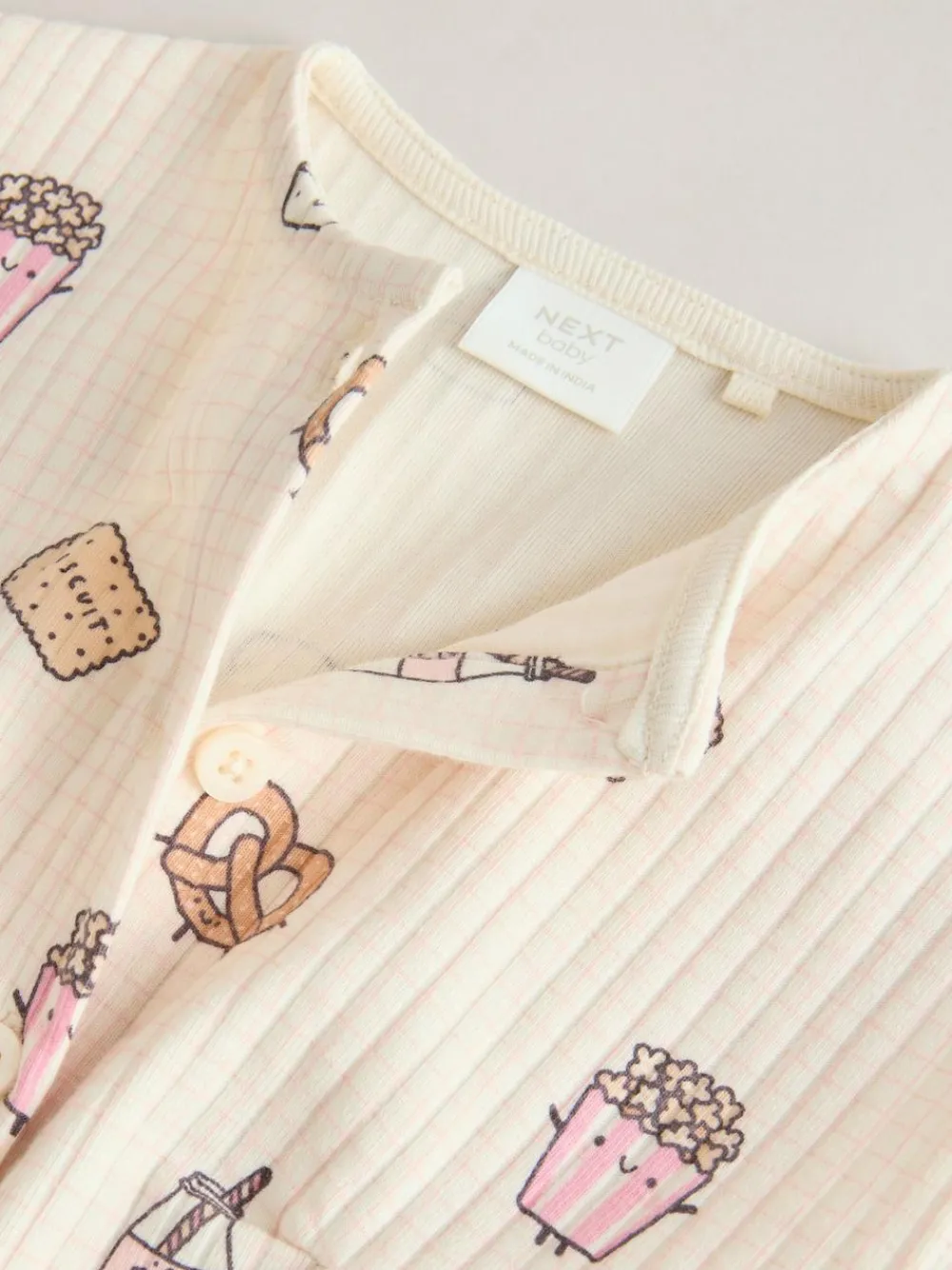 Next 3 Pack Baby Rompers Pink Milk Club