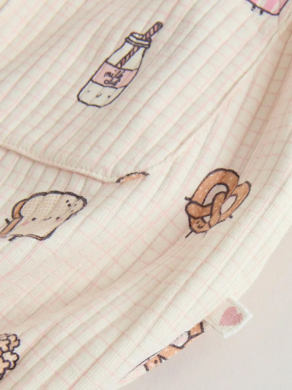 Next 3 Pack Baby Rompers Pink Milk Club