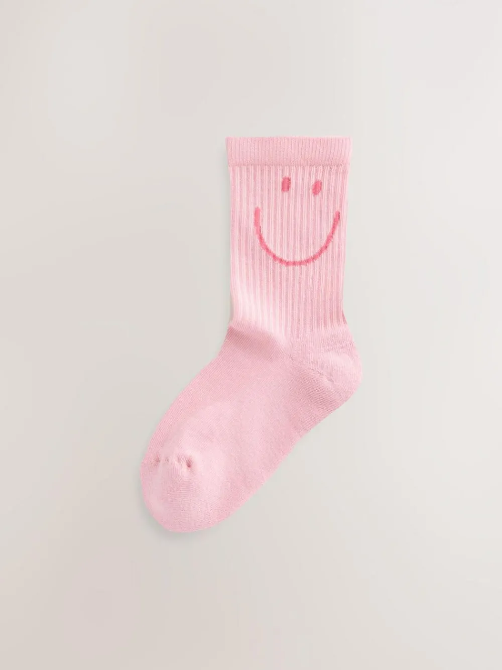 Discount Next Pink, Purple and Green 3 Pack Cotton Rich Cushioned Sole Ankle Socks