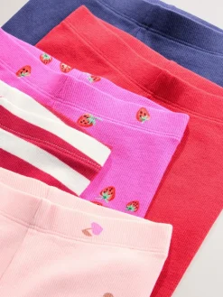 Next Ribbed Leggings 5 Pack (3mths-7yrs)^ Pants & Leggings|Pants & Leggings