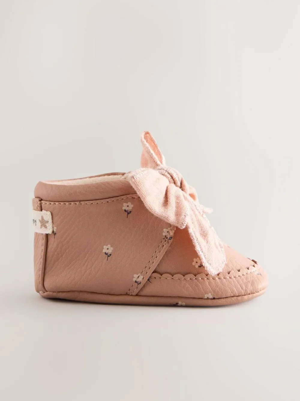 Discount Next Baby Floral Print Boots (0-18mths) Pink Rust